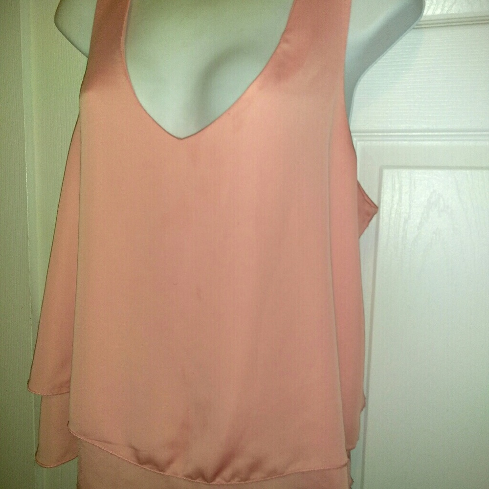 Peach blouse